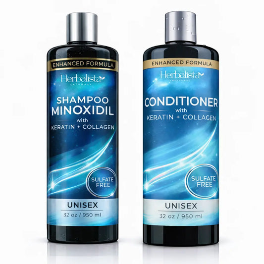 Herbalista Minoxidil Keratin Collagen Hair Care Set