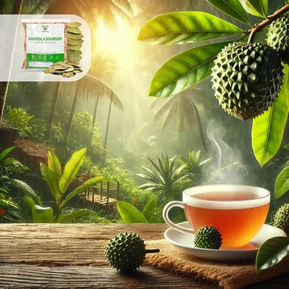 Herbalista Graviola Soursop Herbal Tea (4 oz | 350+ Leaves)