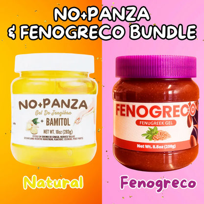 Viral 2 Piece Bundle] Fenugreek Gel + No+Panza Amarillo 8.8oz (250gr)
