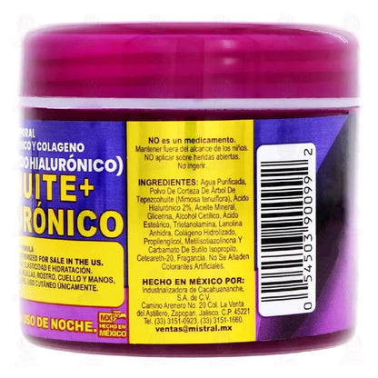 Del Indio Papago Hyaluronic Acid Night Cream 4oz (120g)