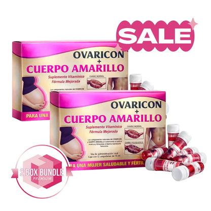 Ovaricon + Cuerpo Amarillo 2 Boxes 24 x 15ml Microdoses