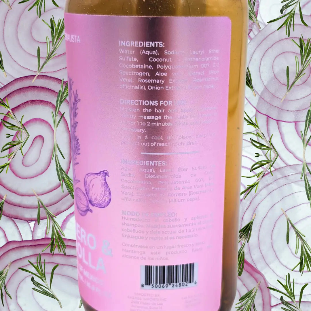 Herbalista Shampoo Rosemary, Onion & Biotin 16.9 fl oz