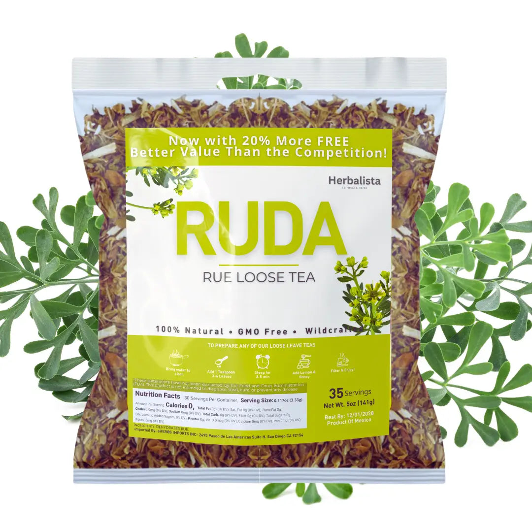 Wildcrafted Whole RUDA (Rue) Tea 5oz (141g)