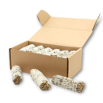 Wholesale 20 Pack White Sage Smudge Sticks 4 Inch