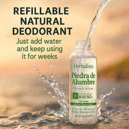 Herbalista Piedra Alumbre Deodorant Spray 80g 2-Pack