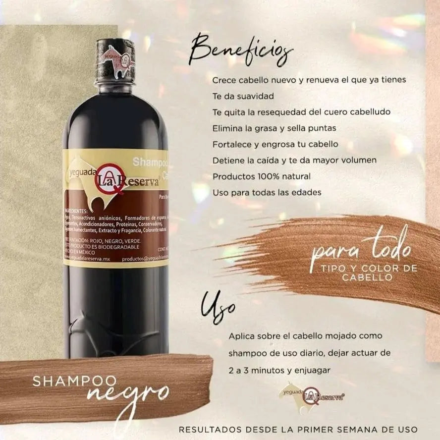 Yeguada Colageno & Caballo Negro Shampoo Bundle 1L