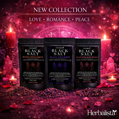 Herbalista Rose Petals Black Salt Ritual Blend 2oz (56g)