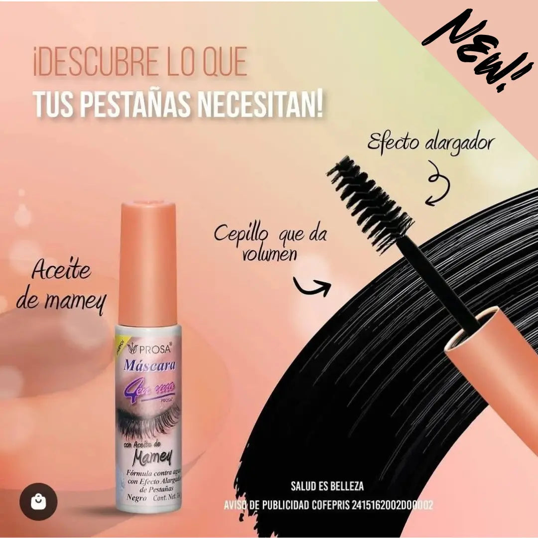 PROSA 4-in-1 Mascara Bundle 14g Avocado & Mamey Oil
