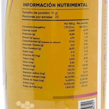 Viral Fibra on TikTok - Yeri Fibra Piña Colada | Frutos Rojos | Orange Flavors -  Fiber Supplement, Wheat and Soy Protein, 300g (10.5oz) Made in Mexico