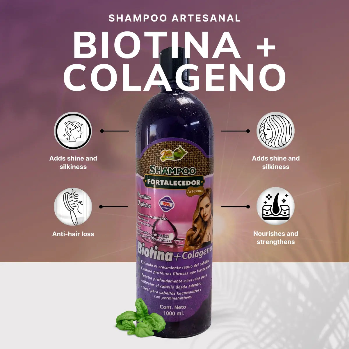 Biotin & Collagen Strengthening Shampoo 1L (33.9 fl oz)