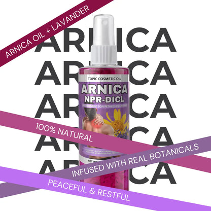 Aceite con Arnica + Lavanda 8 oz (236ML)