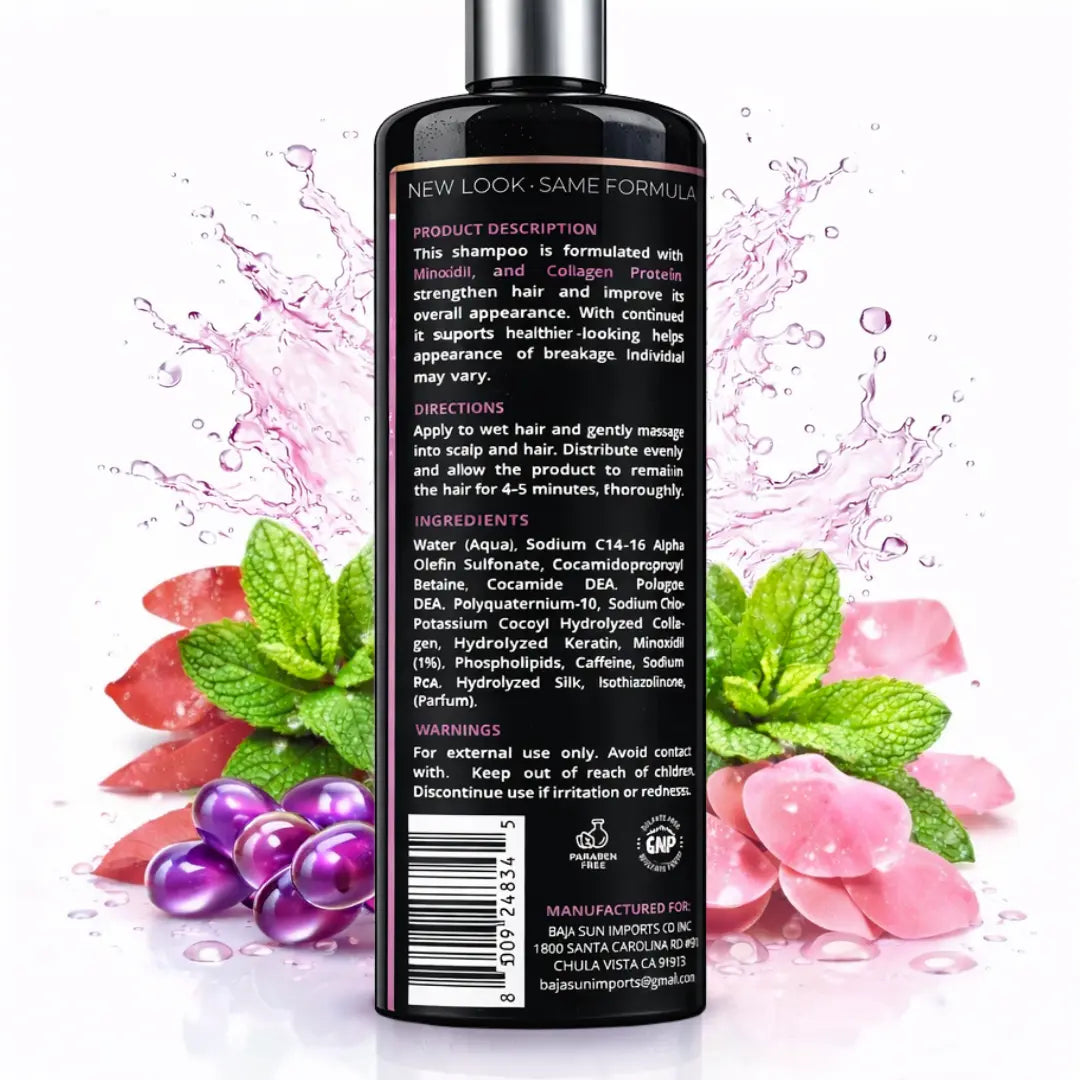 Herbalista Minoxidil Keratin Shampoo 32oz (950ml)