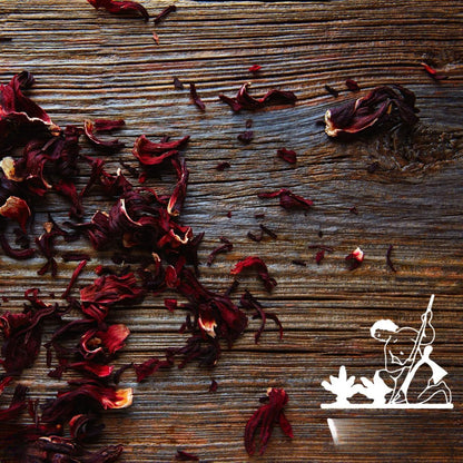 Yerbero - Whole Dried Premium Hibiscus Flowers 4oz (114g) | Hibiscus Tea | Flor De Jamaica Para Aguas Frescas | For Tea Enjoy Hot or Cold | Triple Wash, 100% Natural, From Mexico.