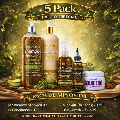 Herbalista Ultimate Minoxidil Hair Care Bundle