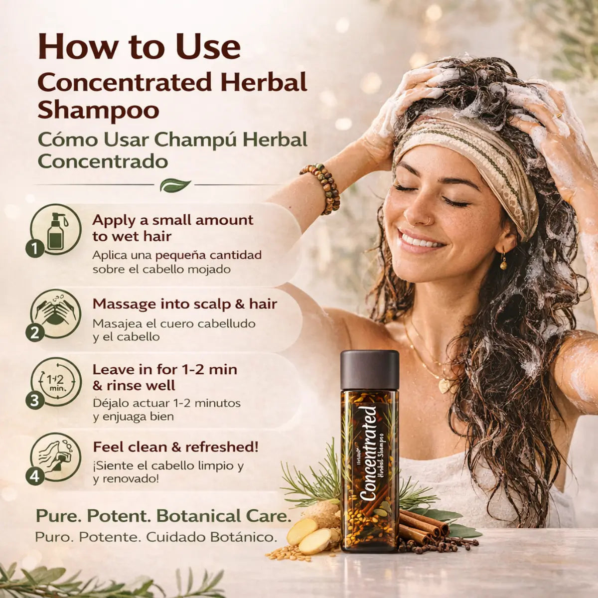 Herbalista Concentrated Herbal Shampoo 1000ml (33.8 fl oz)