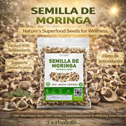 Herbalista Moringa Seeds 1oz (28g) Approx. 100+ Seeds