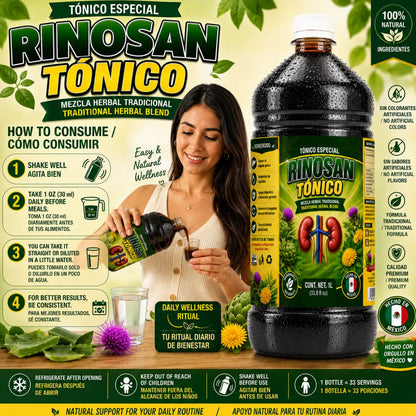 Rinosan Herbal Tónico 1L Mexican Herbal Blend
