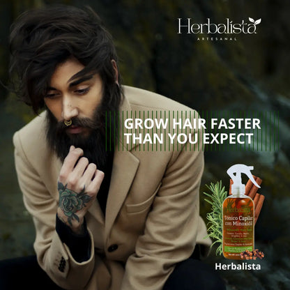 Herbal Minoxidil Hair Care Bundle – Shampoo & Tonic 250ml