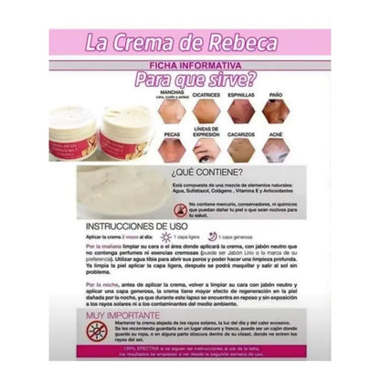 Crema Rebeca Facial Cream 4oz – Original Mexico