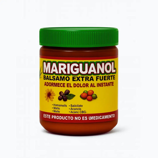 Mariguanol Reforzado Massage Gel Balm – 125g Jar