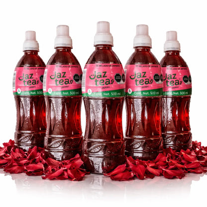 6-Pack Jaztea Hibiscus Jamaica Iced Tea 16 fl oz (500ml)