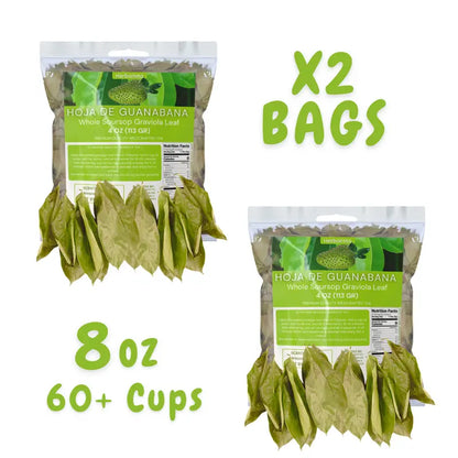 Guanabana Leaf Tea 2 Bag Bundle 4oz
