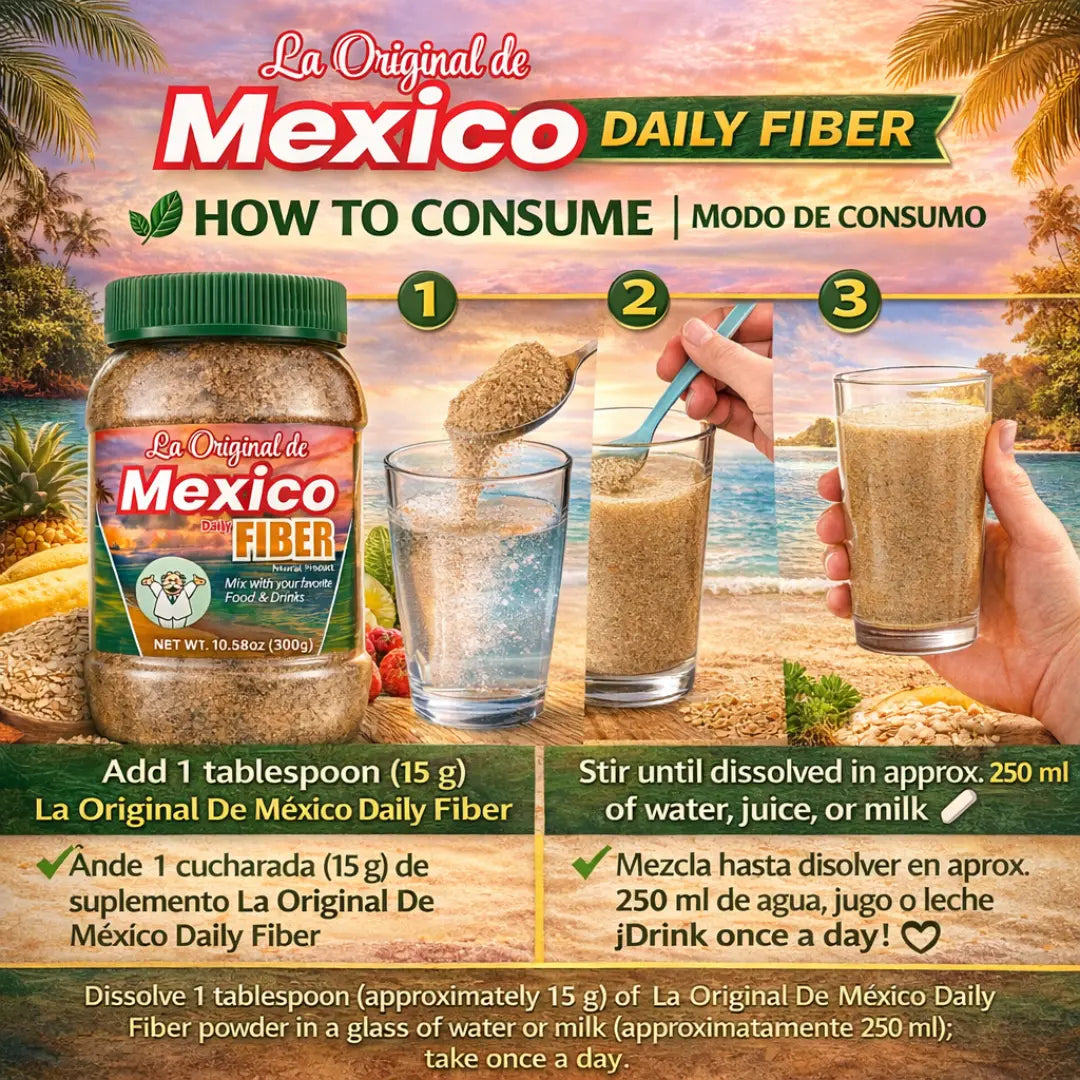 La Original Daily Fiber Powder 300g (10.58oz) Plant-Based