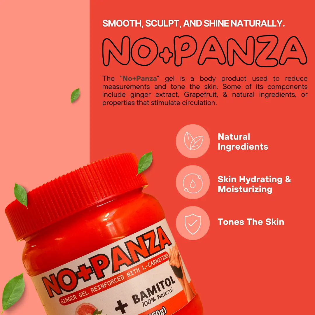 NO+PANZA Herbal Massage Gel with L-Carnitine 8.8 oz