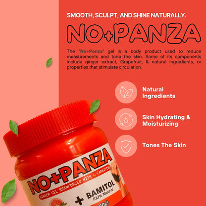 NO+PANZA Herbal Massage Gel with L-Carnitine 8.8 oz