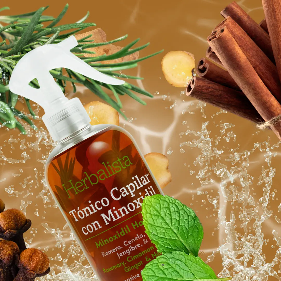 Herbalista Minoxidil Tonico Capilar Hair Tonic 250ml (8.45 fl oz)