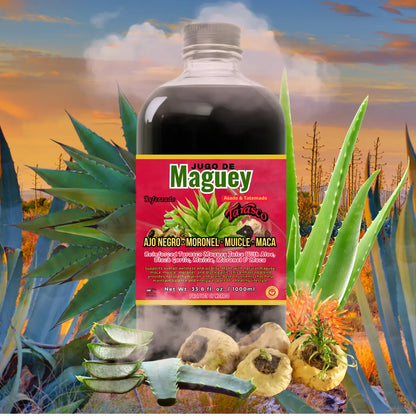 Maguey, Muicle, Maca & Black Garlic Juice 32 fl oz