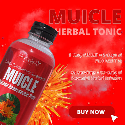 Muicle (Mexican Honeysuckle) Herbal Tonic 500ml (16.9 fl oz)