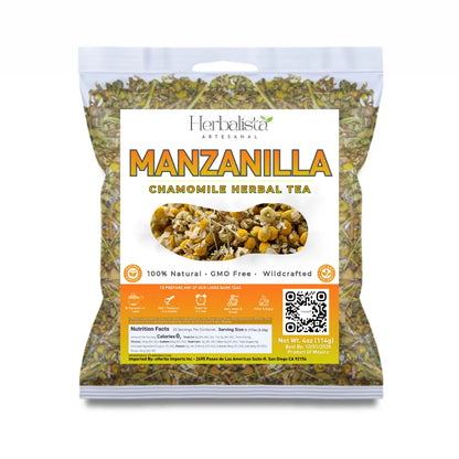 Manzanilla Chamomile Loose Leaf Herbal Tea 4oz (113g)