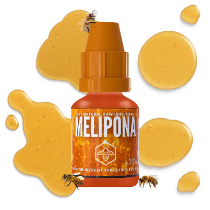 Viral Melipona Stingless Bee Raw Honey 15ml (0.5 Fl Oz)