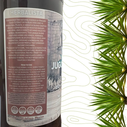 Herbalista Maguey Black Juice 1L (33.3 Fl oz)