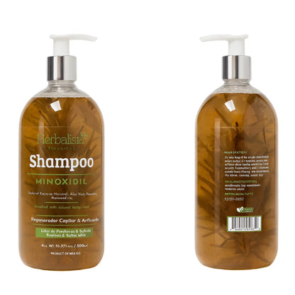 Herbalista Herbal Shampoo Minoxidil 500ml (16.9 fl oz)