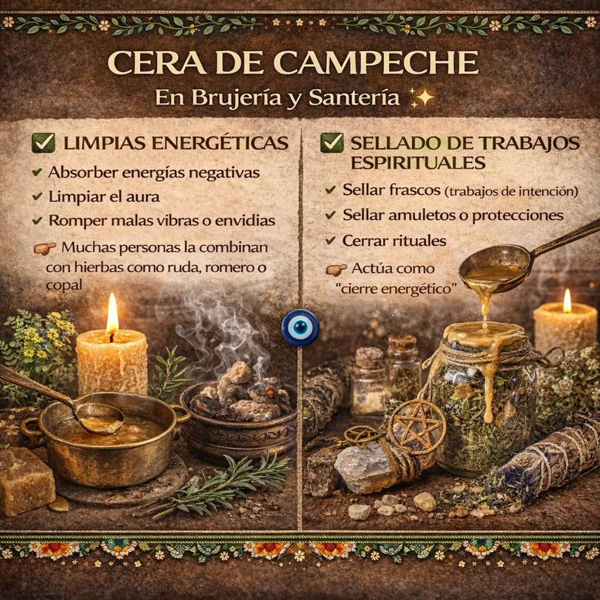 Herbalista Pure Campeche Beeswax 1 oz (28g)