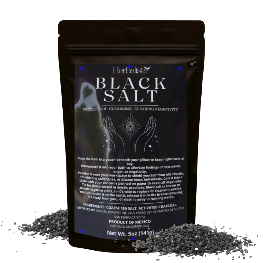 Herbalista Black Salt for Protection 5oz (141G)