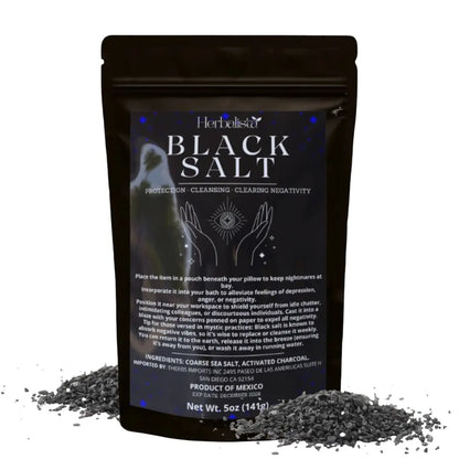 Herbalista Black Salt for Protection 5oz (141G)