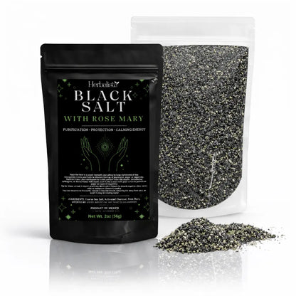 Herbalista Rosemary + Black Ritual Salt 2oz (56g)