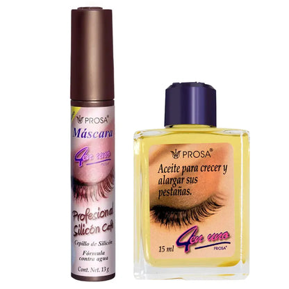 PROSA Coffee Mascara and Lash Oil Bundle