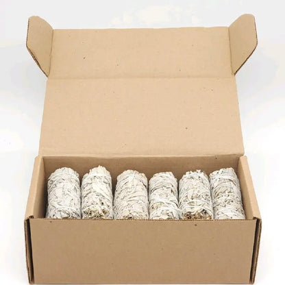 Wholesale 20 Pack White Sage Smudge Sticks 4 Inch