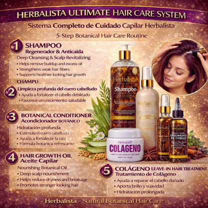 Herbalista Ultimate Hair Care Bundle 5 Piece Set