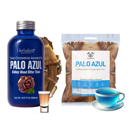 Palo Azul Tonic 16.9 fl oz + Loose Tea Bundle 4oz