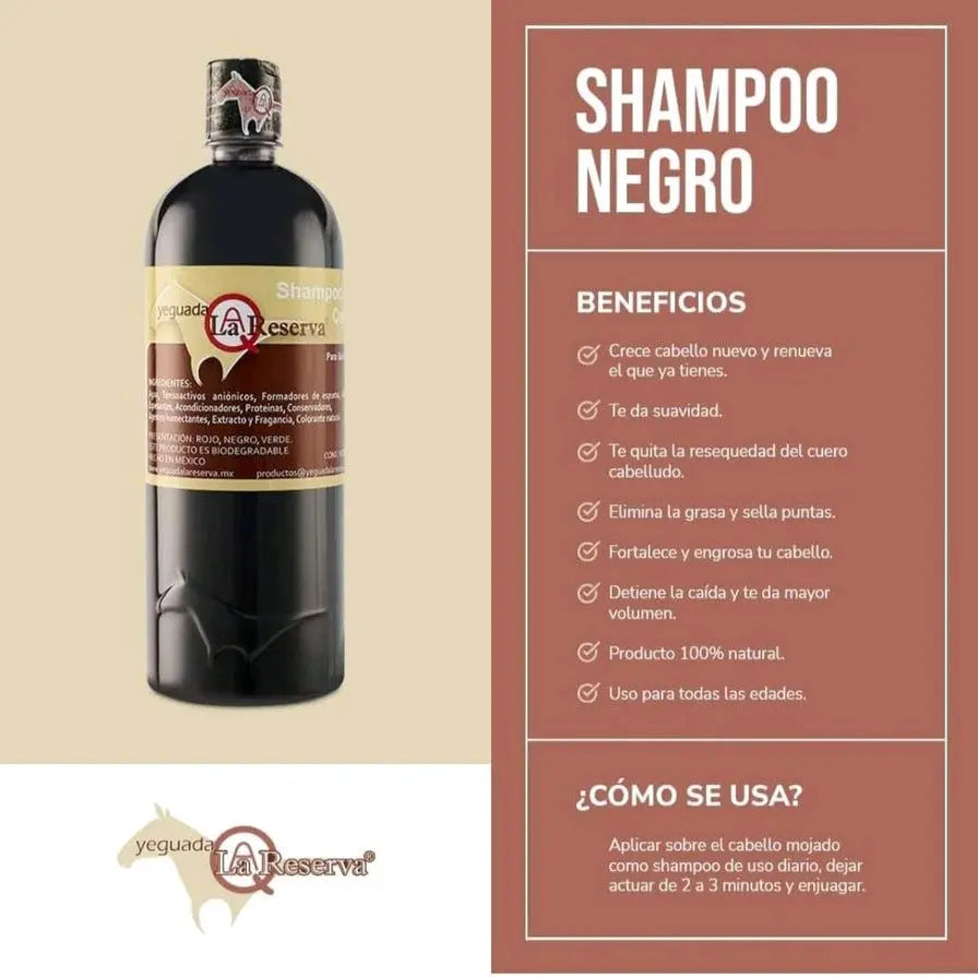 Yeguada Colageno & Caballo Negro Shampoo Bundle 1L