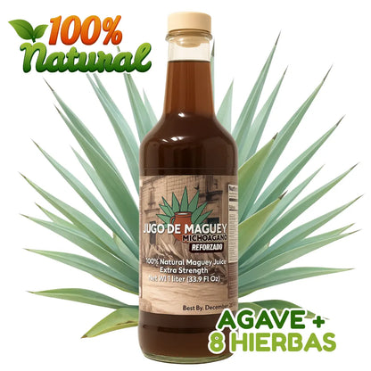 Maguey Tarasco 2 Pack Bundle – Black & Natural 1L (33.3 Fl oz)