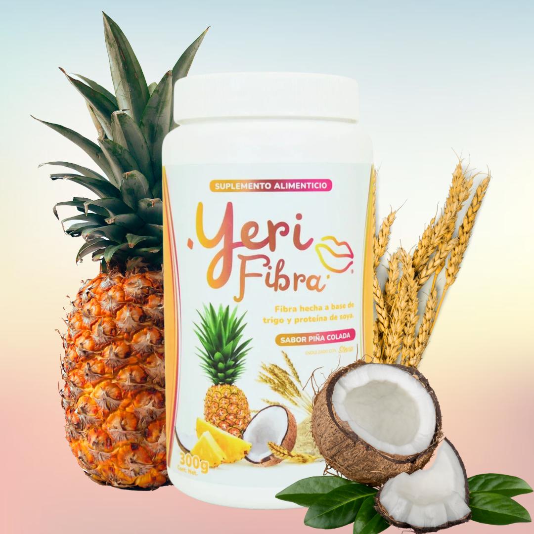 Viral Fibra on TikTok - Yeri Fibra Piña Colada | Frutos Rojos | Orange Flavors -  Fiber Supplement, Wheat and Soy Protein, 300g (10.5oz) Made in Mexico