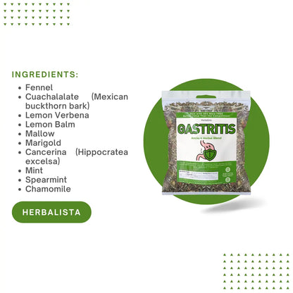 Herbalista Gastritis-BYE Herbal Compound Tea 5oz (141g)