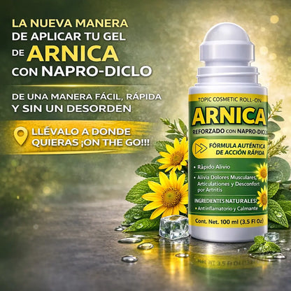 Arnica Gel Roll On Massage Balm 100ml