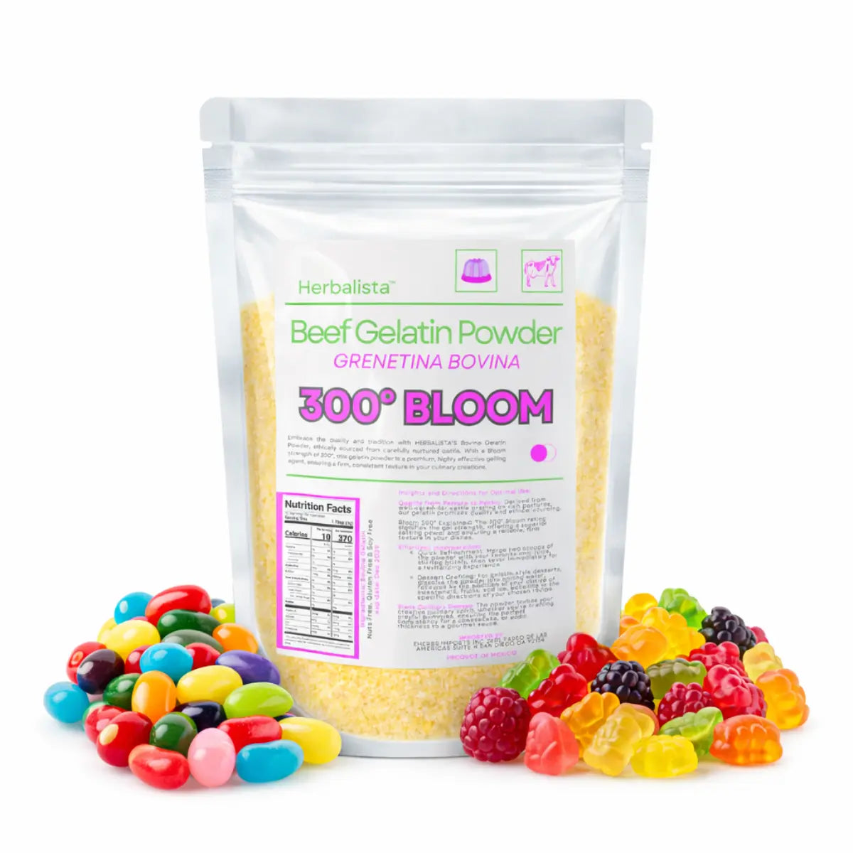 Beef Gelatin Powder 300 Bloom 4oz (114g)